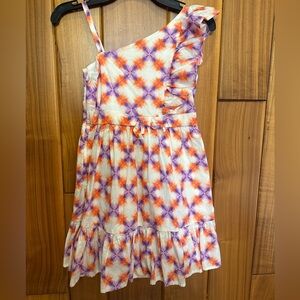 Janie and Jack Purple and Orange Kids Dress